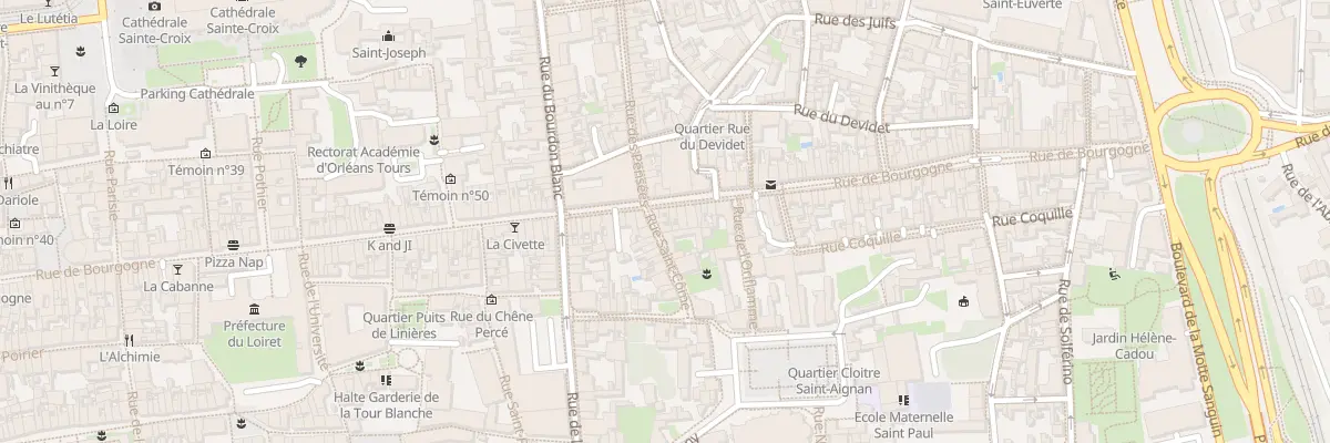 Plan du 10 Rue Saint-Come à Orléans