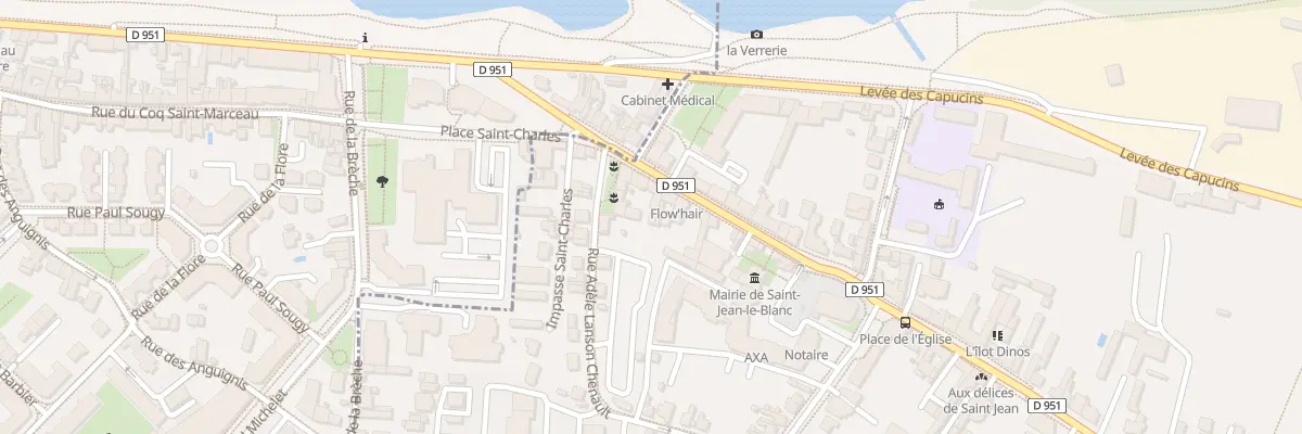 Plan du 8 Rue du Gen de Gaulle à Saint-Jean-le-Blanc