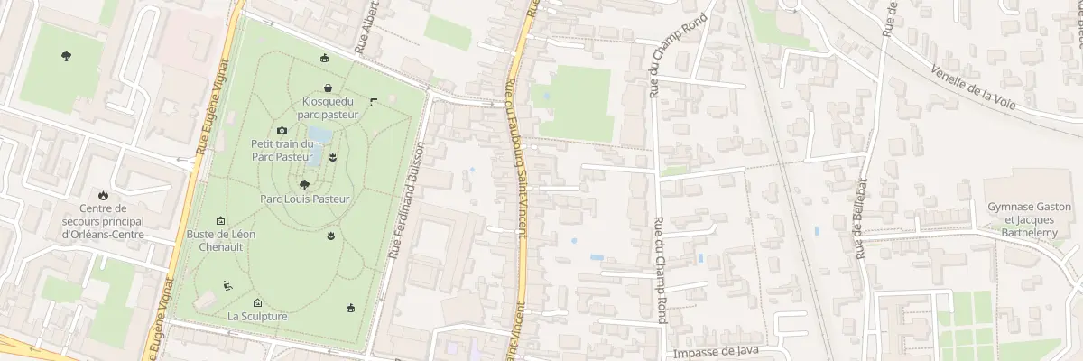 Plan du 60 Rue du Faubourg Saint-Vincent à Orléans