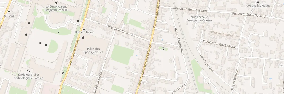 Plan du 103 Rue du Faubourg Saint-Vincent à Orléans