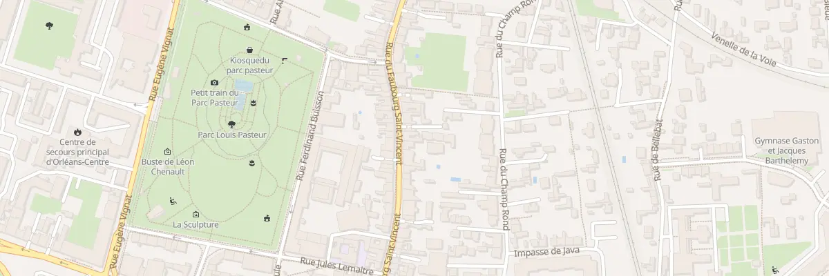 Plan du 54 Rue du Faubourg Saint-Vincent à Orléans