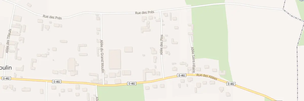 Plan du 80 All des Pins à Neufmoulin