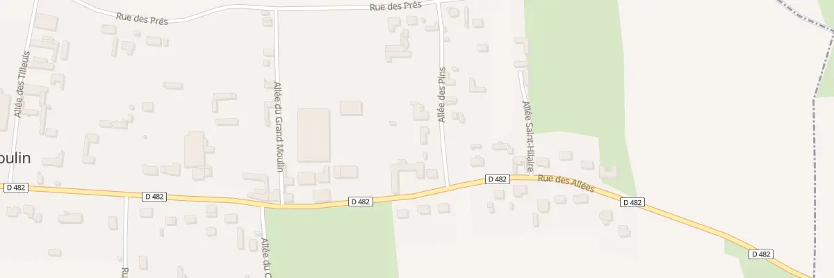 Plan du 50 All des Pins à Neufmoulin