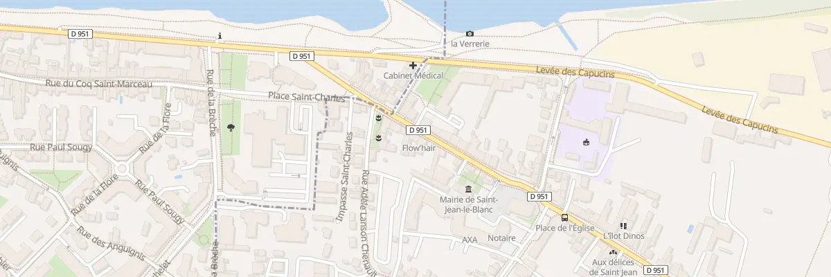 Plan du 10 Rue du Gen de Gaulle à Saint-Jean-le-Blanc