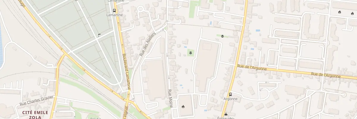 Plan du 40 Rue Moine à Orléans