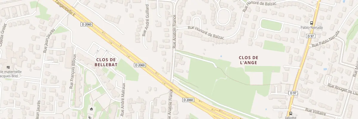 Plan du 84 Rue Anatole France à Fleury-les-Aubrais