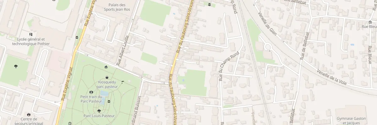 Plan du 86 Rue du Faubourg Saint-Vincent à Orléans