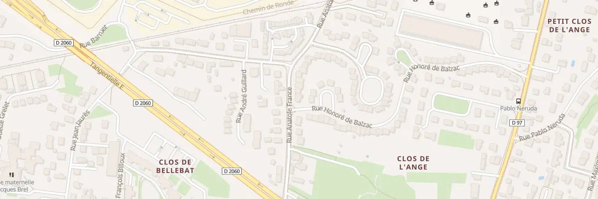 Plan du 92 Rue Anatole France à Fleury-les-Aubrais