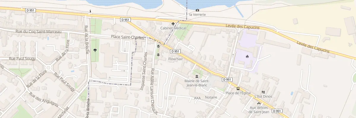 Plan du 12 Rue du Gen de Gaulle à Saint-Jean-le-Blanc