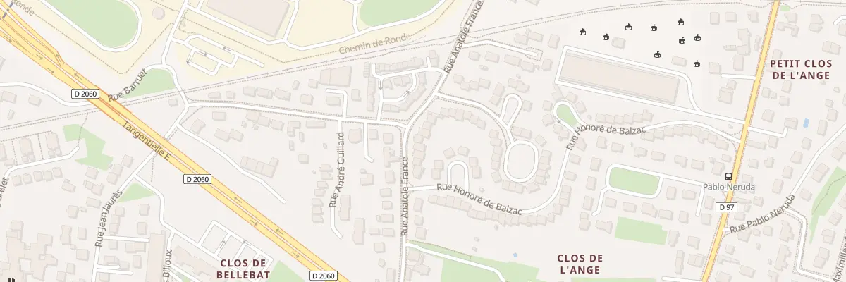 Plan du 100 Rue Anatole France à Fleury-les-Aubrais