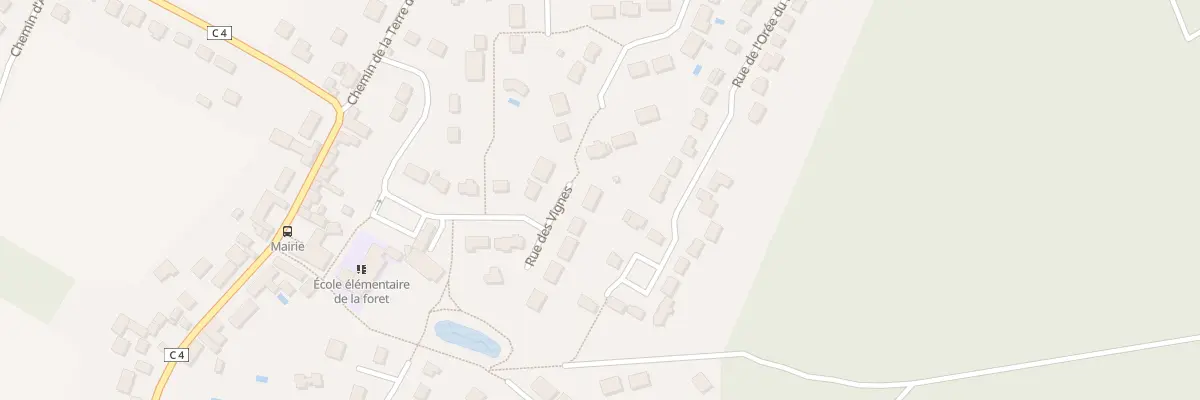 Plan du 34 Rue des Vignes à Ponthévrard
