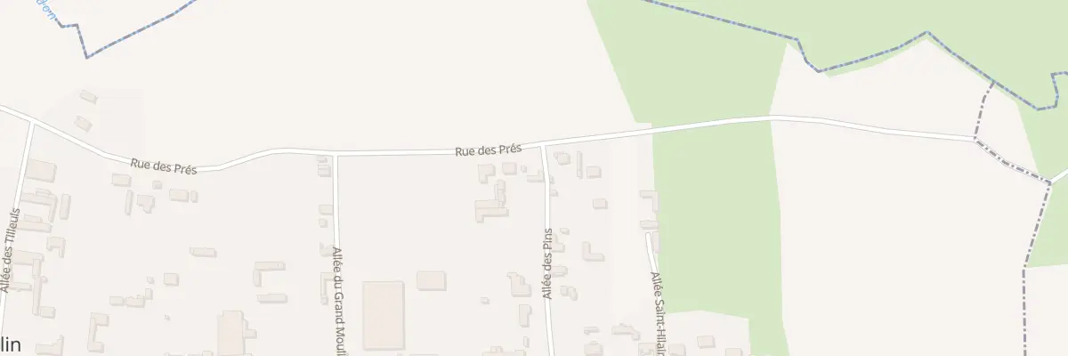 Plan du 540 Rue des Prés à Neufmoulin