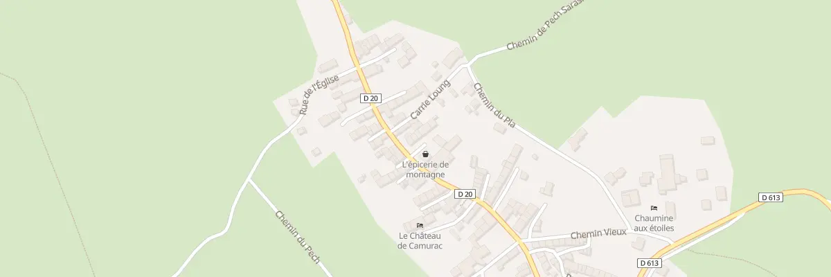 Plan du 12 Le Village à Camurac