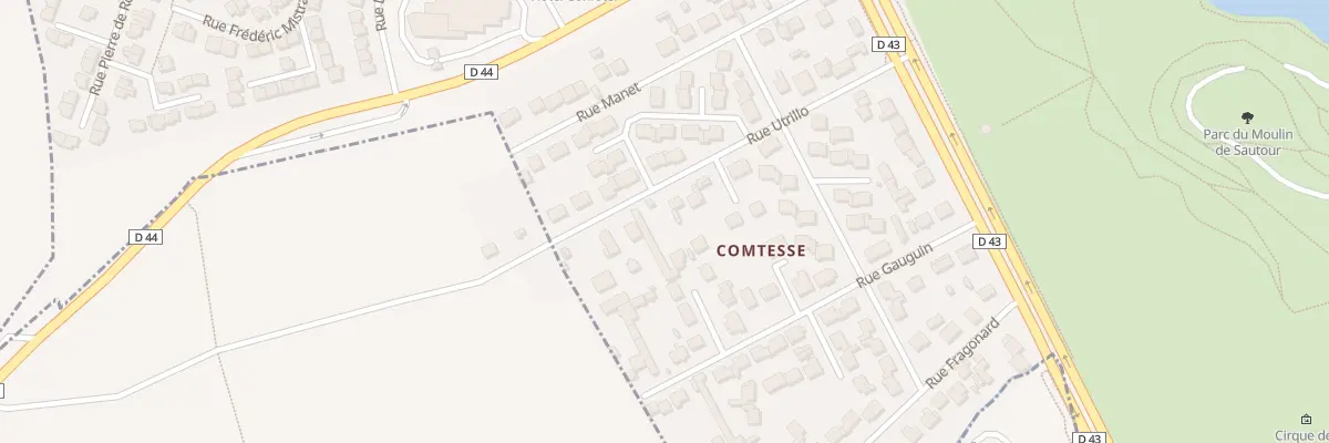 Plan du 23 Rue Utrillo aux Mureaux