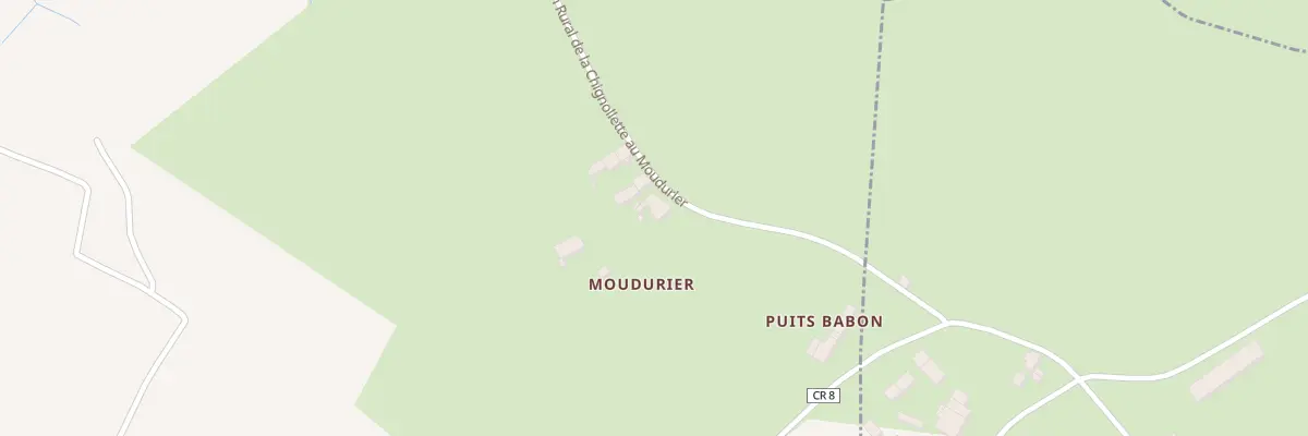 Plan du 3 Le Moudurier à Crozon-sur-Vauvre