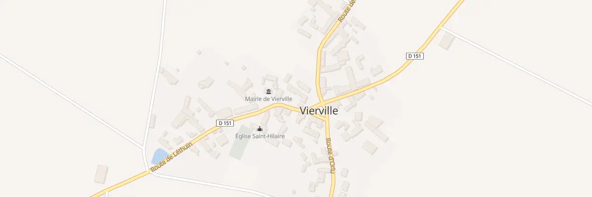 Plan du 1 Rte de Garancières à Vierville