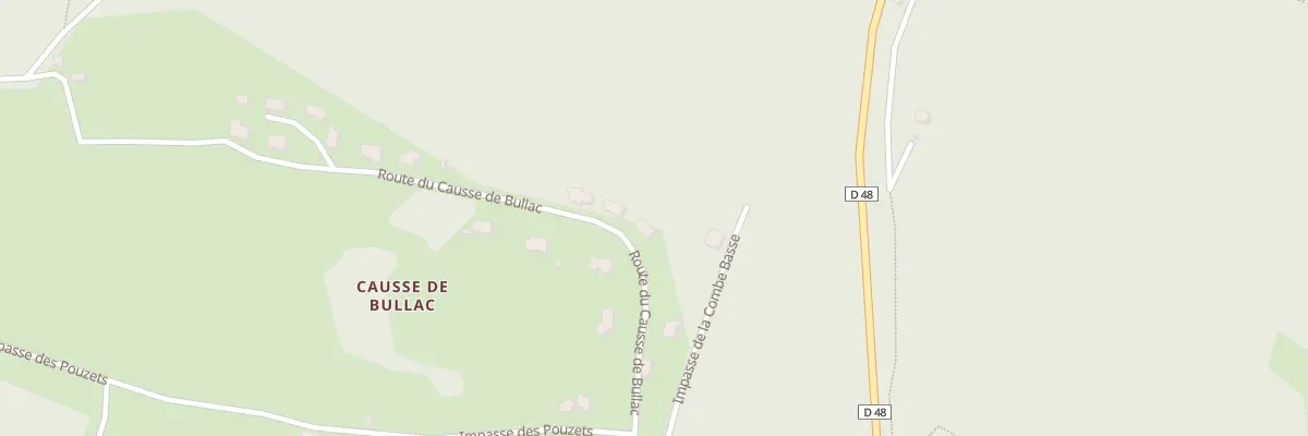 Plan du 746 Rte du Causse de Bullac à Boussac