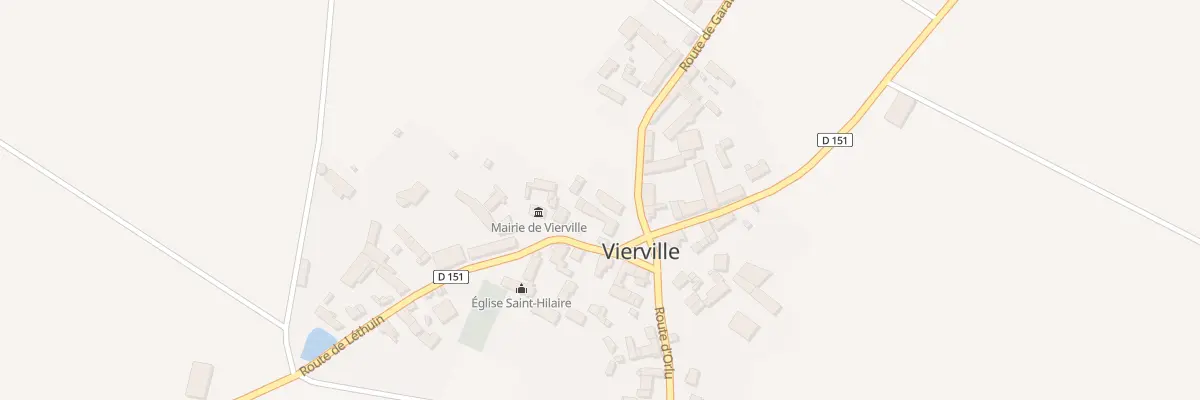 Plan du 3 Rte de Garancières à Vierville