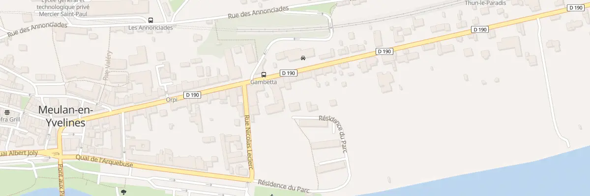 Plan du 7 Hlm du Parc Municipal à Meulan-en-Yvelines