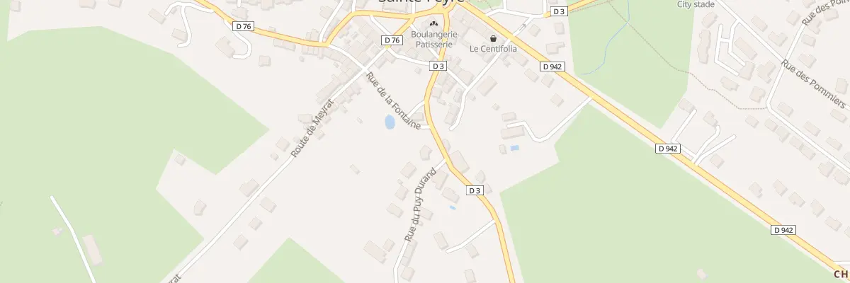 Plan du 2 Rue du Puy Durand à Sainte-Feyre