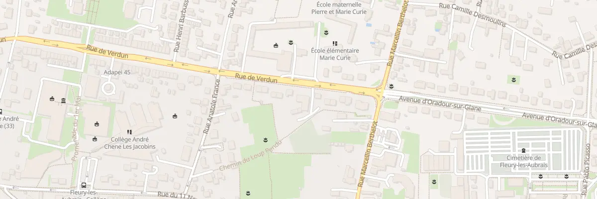 Plan du 19 Rue de Verdun à Fleury-les-Aubrais