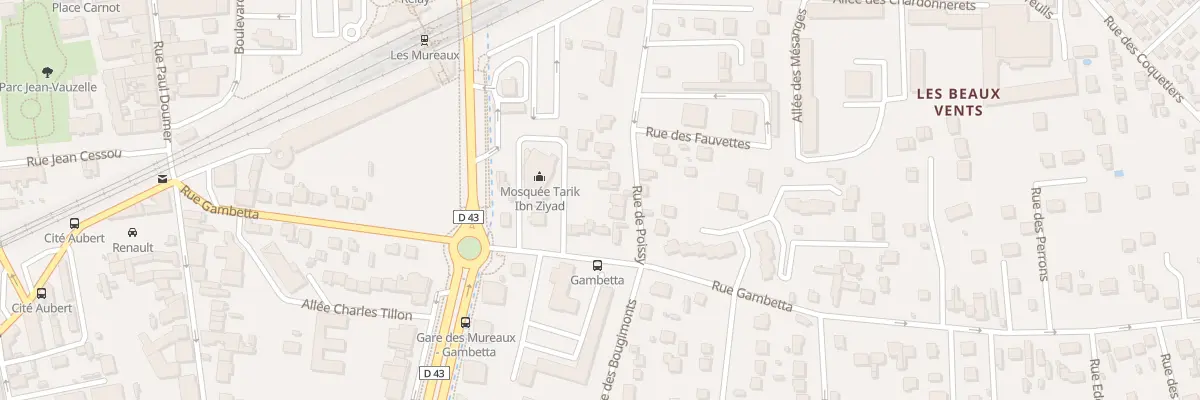 Plan du 14 Rue de Poissy aux Mureaux