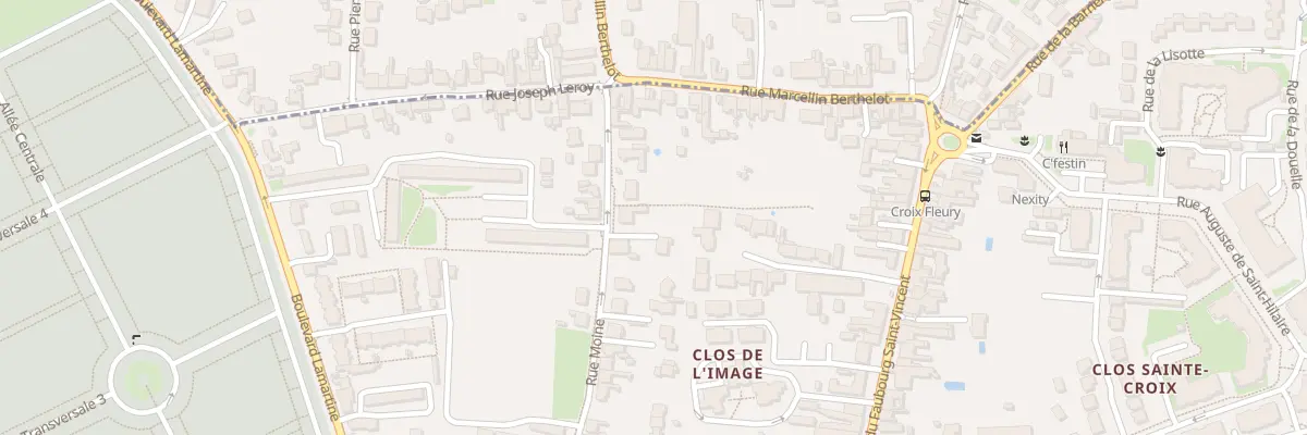 Plan du 100 Rue Moine à Orléans