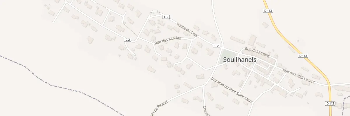 Plan du 5042R Res le Cazal à Souilhanels