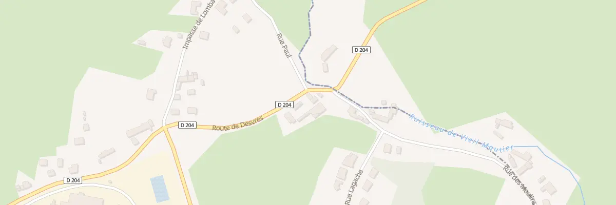 Plan du 46 Rte de Lottinghen à Vieil-Moutier