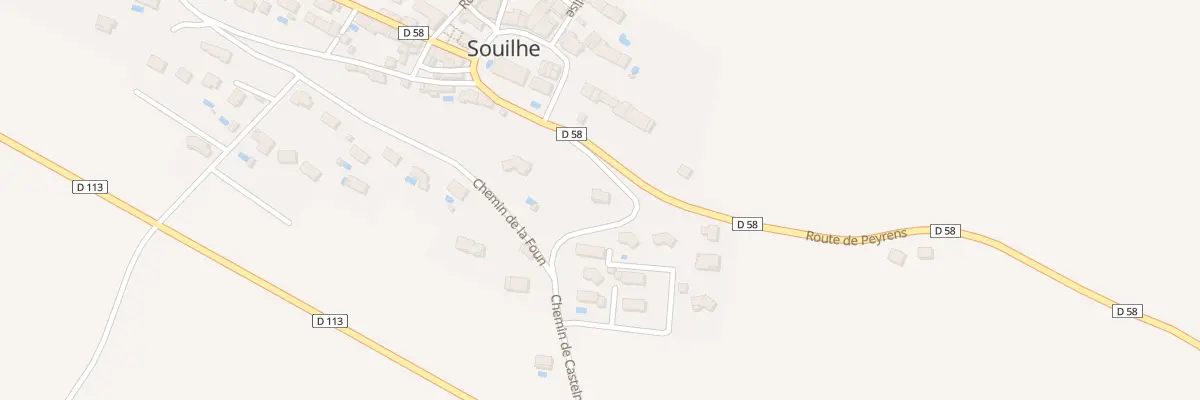 Plan du 61 Le Mouscaillou à Souilhe