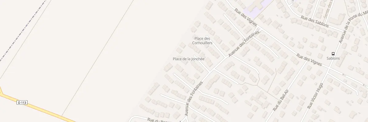 Plan du 15 Rue de la Jonchée à Ecquevilly