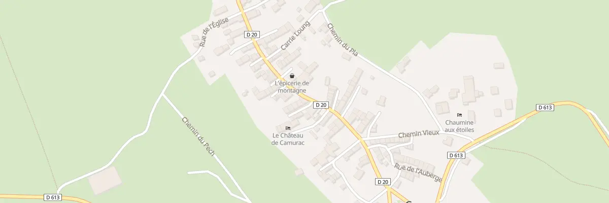 Plan du 2 Rue de la Mairie à Camurac