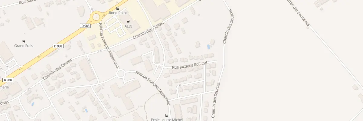 Plan du 55 Rue Jacques Rolland à Gaillac