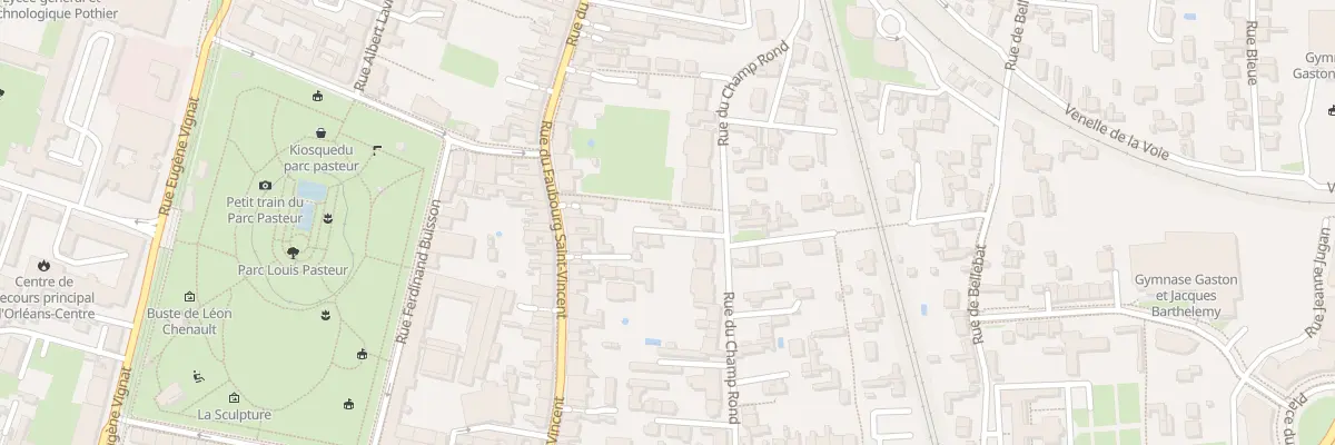 Plan du 13 Rue du Champ Rond à Orléans