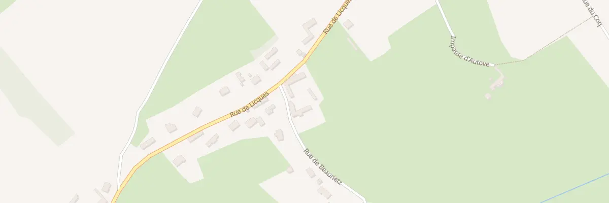Plan du 3 Rue de Beaurietz à Bainghen