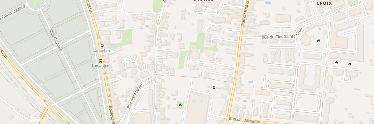 Plan du 219B Rue du Faubourg Saint-Vincent à Orléans