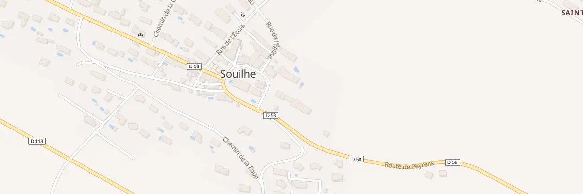 Plan du 16 Pl des Tilleuls à Souilhe