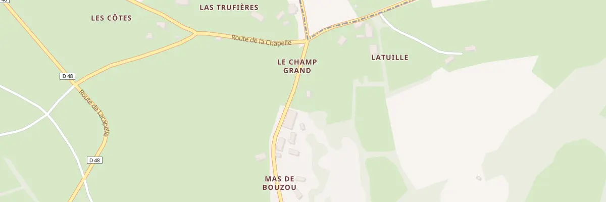 Plan du 5111F Mas de Bouzou à Issepts