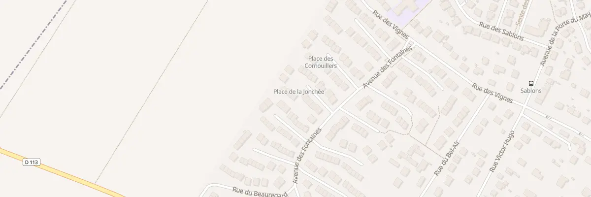Plan du 13 Rue de la Jonchée à Ecquevilly