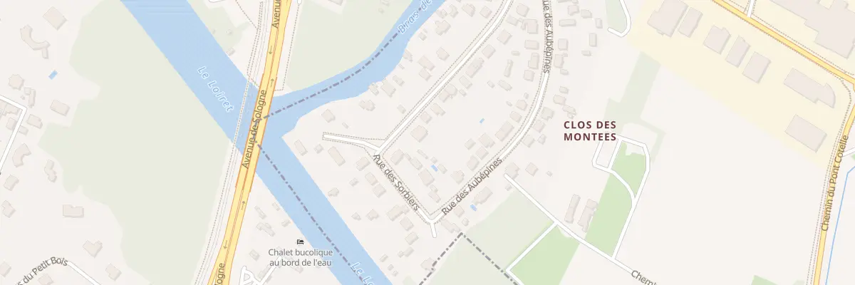 Plan du 21 Rue des Tilleuls à Orléans