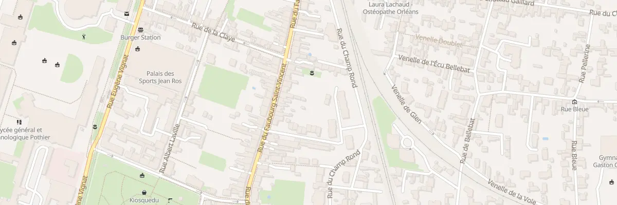 Plan du 112 Rue du Faubourg Saint-Vincent à Orléans