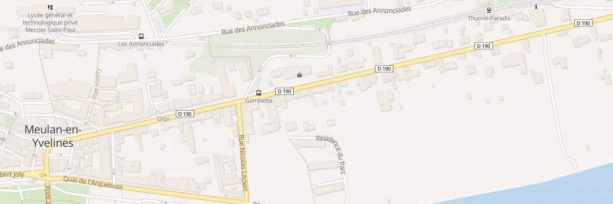Plan du 56 Rue Gambetta à Meulan-en-Yvelines