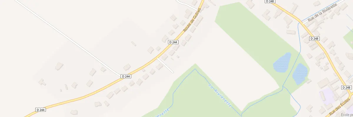 Plan du 273 Rte de Guines à Andres