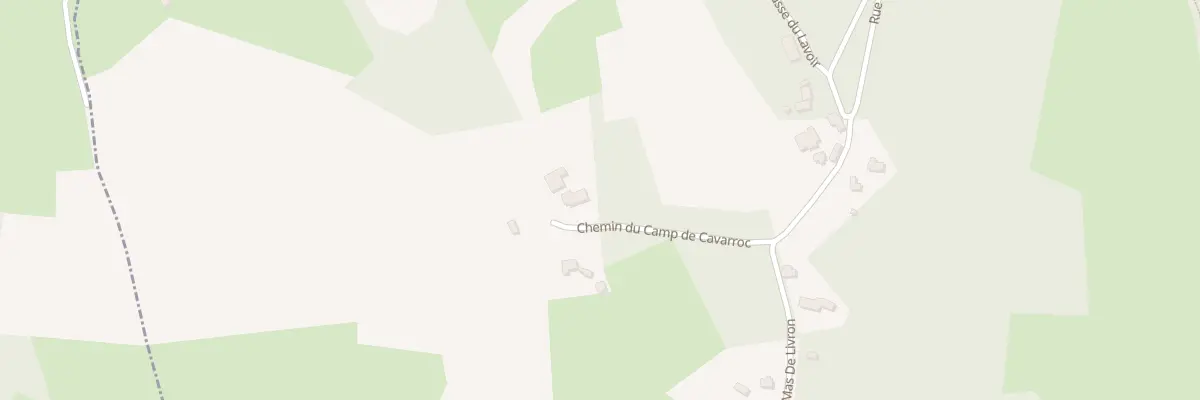 Plan du 5044F Combe de Cavarroc à Carayac