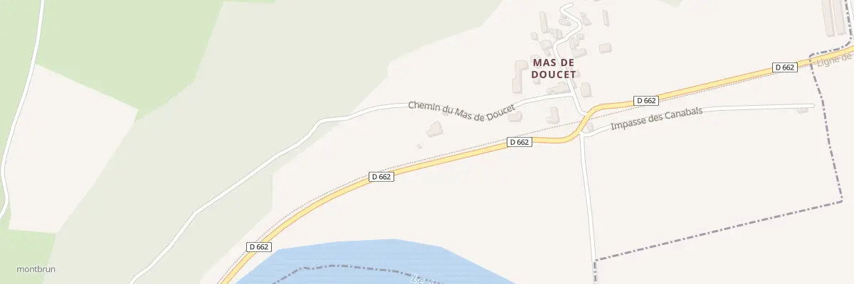 Plan du 5052 Travers à Montbrun