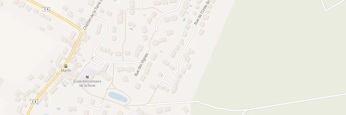 Plan du 20 Rue de l’Orée du Bois à Ponthévrard