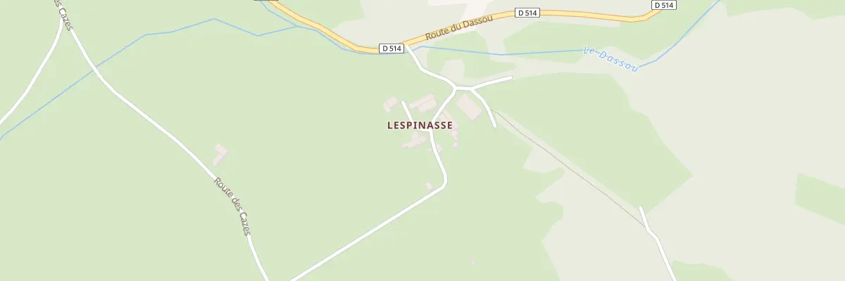 Plan du 5031 L’Espinasse à Vailhourles