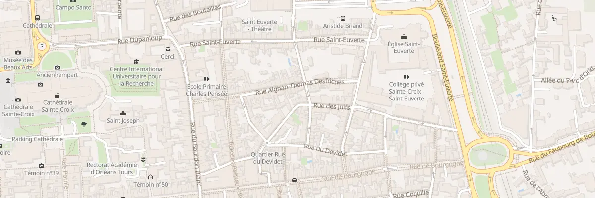 Plan du 4 Rue des Ormes St Victor à Orléans