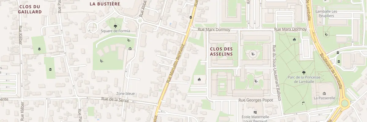 Plan du 102B Rue Marcelin Berthelot à Fleury-les-Aubrais