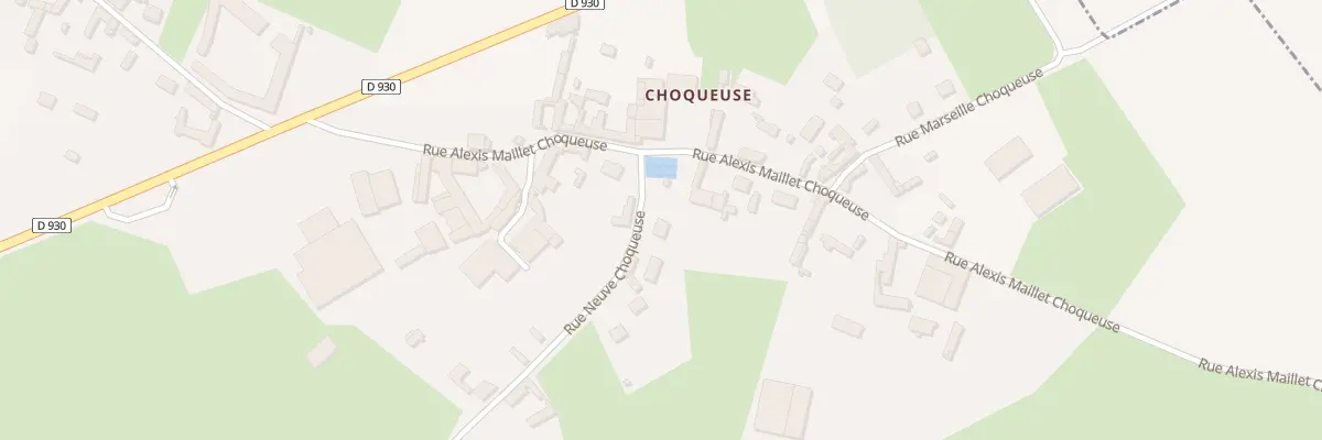 Plan du 1 Rue Neuve Choqueuse à Grémévillers